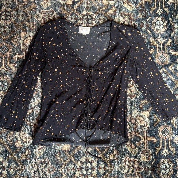 Silk star top Sézane - Picture 2 of 4